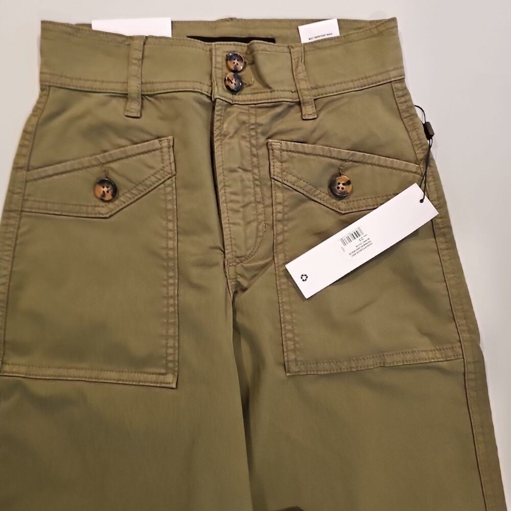 Joe's Jeans Women's The Premium Cargo Wide Leg, Tannin, 23 - Picture 8 of 11